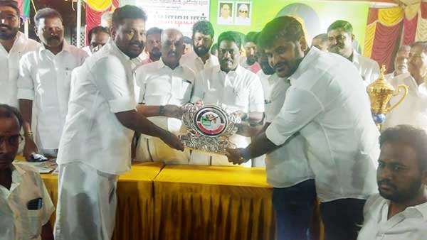 Jayalalithaa's Birthday Volleyball Tournament Maduravoyal South constituency AIADMK