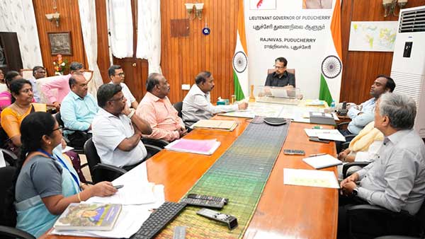 Steps taken to upgrade Karaikal Government Hospital Lieutenant Governor interacts with officials