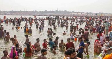 The rivers where the Maha Kumbh is held are not fit for bathing. Pollution Control Board!