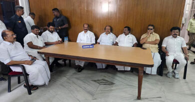 The Central Government is seating by not allotating additional funds. DMK-Congress Walkout!