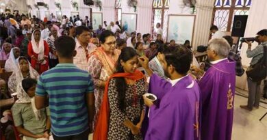 Lent began for Christians. Special prayers in Christian churches across Tamil Nadu