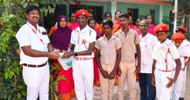 JRC at the ceremony held on behalf of the Red Cross. Certificates and prizes were distributed to the students!