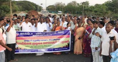 JACTTO-GEO protests over 11-point charter of demands