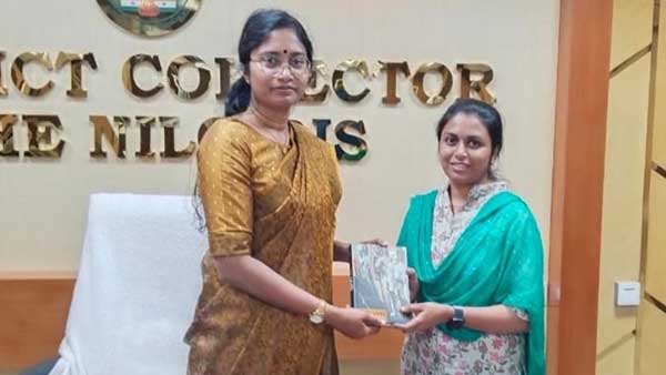 Success in Indian Civil Services Examination A young woman meets the District Collector and receives his blessings!