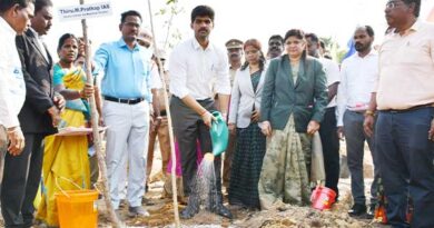Tree planting in Koppur Panchayat. District Collector and Judge inaugurated!