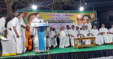 May Day public meeting in Cuddalore A large number of AIADMK workers participate!