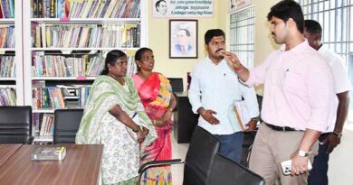 A survey of project works in your town looking for you: District Collector M. Prathap visits!
