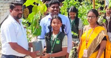 World Environment Day celebration.. Students distributed 5,000 tree saplings to the public!
