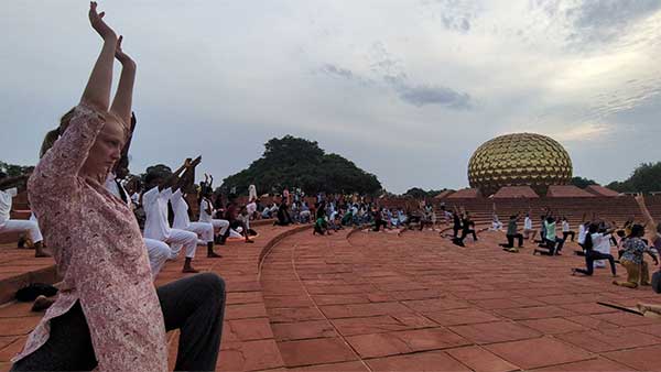 11th International Yoga Day celebration in Auroville!