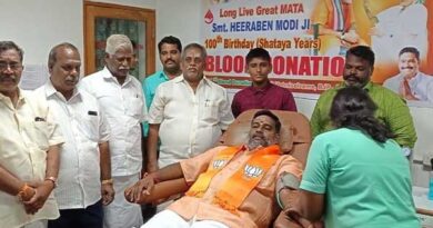 A volunteer who has donated blood 105 times.. Greetings on World Blood Donor Day!