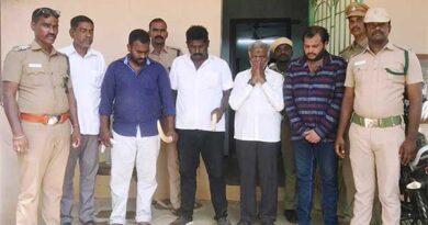 5 people arrested for hiding elephant tusks!