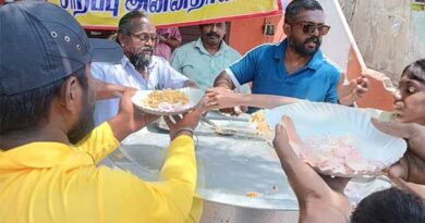 Share and eat with the less fortunate.. one can see God in the smile of the poor!
