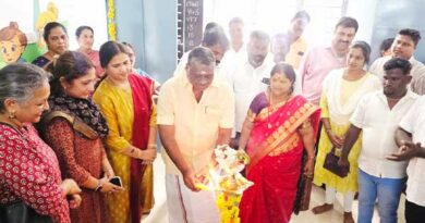 A new Anganwadi children's center has been inaugurated in the ReddiKuppam village by the former MLA of DMK!