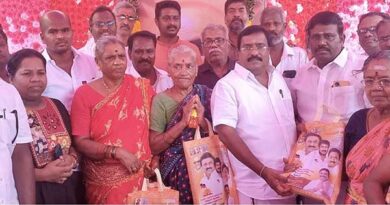 Kalaignar's birthday celebration.. DMK holds an event in Kadirgamam constituency providing welfare assistance to 1,000 women!