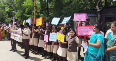 International Day Against Child Labour rally.. Students who created awareness!