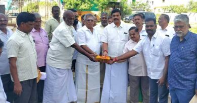 The work of constructing a new road and drainage system has been inaugurated by the Speaker Selvam!