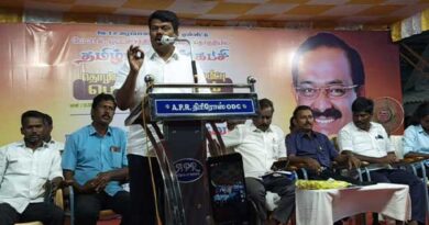 Why is there no union for vegetable market coolie workers? This is the question posed by Tamil Tigers party leader Thiruvalluvar!
