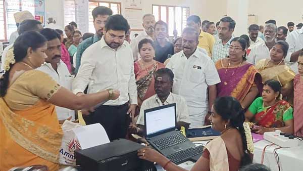 Stalin's special camp with you.. District Collector Ranjeet Singh inaugurated it in Dheniy.