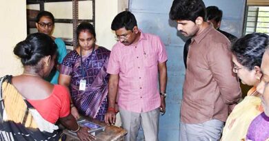 District Collector M. Prathap examined the fair price shops!