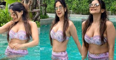 Sakshi Agarwal flaunting her beauty in the swimming pool!