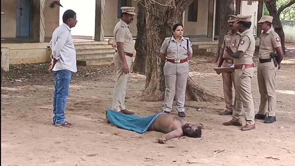 The body of the auto driver in the government school.. commotion in Andipatti!
