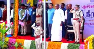 66 megawatt capacity solar power panels have been installed.. Chief Minister Rangasamy takes pride!