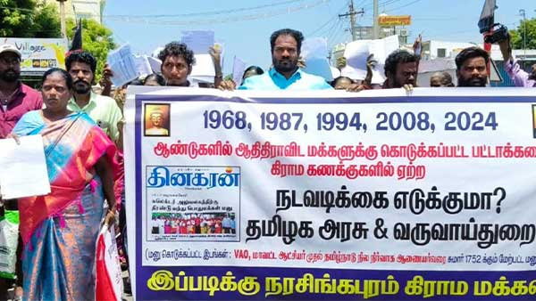 Public have stormed the officials at the Stalin project camp with you!