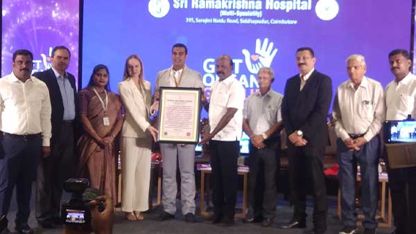 Kovai Ramakrishna Hospital has created a new achievement in organ donation!