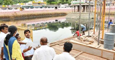 Preparatory works for the Aadik Krithikai.. District Collector Prathap's inspection at the Thiruthani temple!