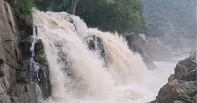Increased water supply... water pouring down heavily!