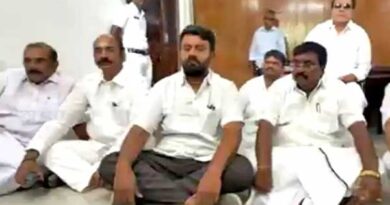 DMK and Congress members were expelled for throwing stones... Commotion in the Puducherry Assembly!