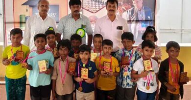 District level chess competition.. The forest ranger appreciated and awarded prizes to the winners!