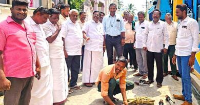 Triple-phase electricity supply work... Opposition leader Siva inspects in person!