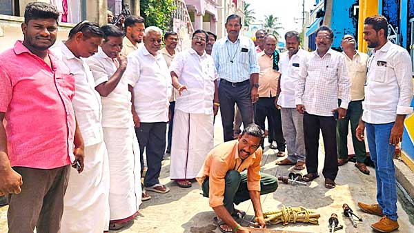 Triple-phase electricity supply work... Opposition leader Siva inspects in person!