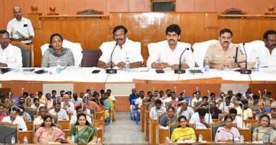 திருவள்ளூர் மாவட்ட ஆட்சியர் மு.பிரதாப் ஆய்வு