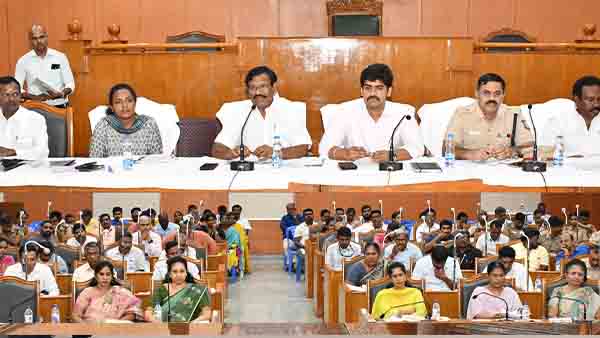 திருவள்ளூர் மாவட்ட ஆட்சியர் மு.பிரதாப் ஆய்வு