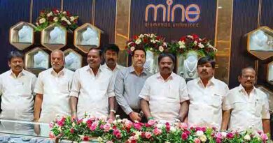 தருமபுரியில் மலபார் கோல்டு  டைமண்ட்ஸ் புதிய சில்லறை விற்பனைஆ.மணி திறந்து வைத்தார்