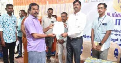 மாவட்ட ஆட்சித்தலைவர் ச.கந்தசாமி நேரில் உதவி
