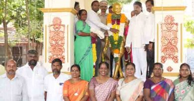 தேசதந்தை மகாத்மா காந்தியடிகள் அவர்களின் 157ஆவது பிறந்தநாள் மாலை அணிவித்து மரியாதை
