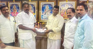 Financial aid of 1 million provided to the family of the woman who died in the accident.. MLA Kalyanasundaram gave it!