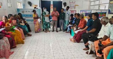 அரசு மருத்துவமனையில் நோய் தொற்றுவிழிப்புணர்வு