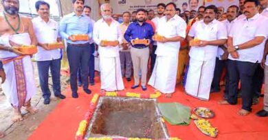 பாடியநல்லூர் பேருந்து நிலையம்” அமைப்பதற்கான பணிகள் : அமைச்சர் பி.கே.சேகர்பாபு தொடங்கி வைத்தார்