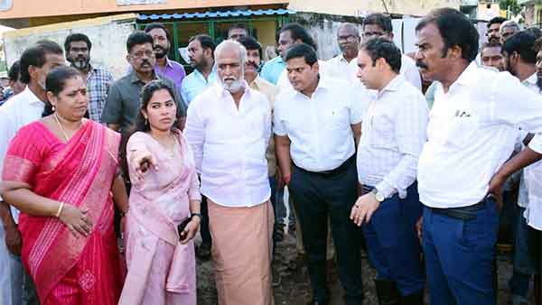 மேயர் திருமதி ஆர்.பிரியா அவர்கள் நேரில் ஆய்வு