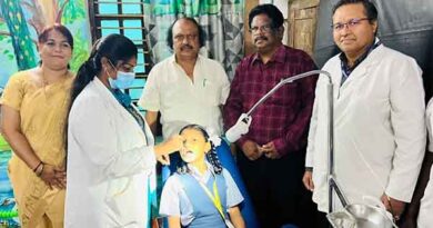 அரசு நடுநிலைப் பள்ளியில் பல் மருத்துவ முகாம்