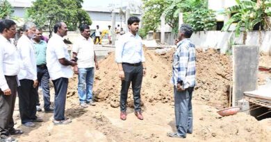 Monsoon precautionary measures... District Collector Prathap inspects various locations!