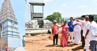Renovation work at Thiruthani Murugan Temple.. District Collector Prathap inspects on-site!