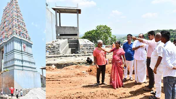 Renovation work at Thiruthani Murugan Temple.. District Collector Prathap inspects on-site!