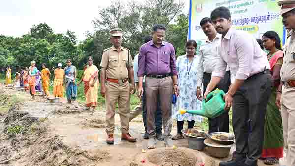 சோழவரம் ஊராட்சிகளில் பனை விதை நடும் நிகழ்ச்சி