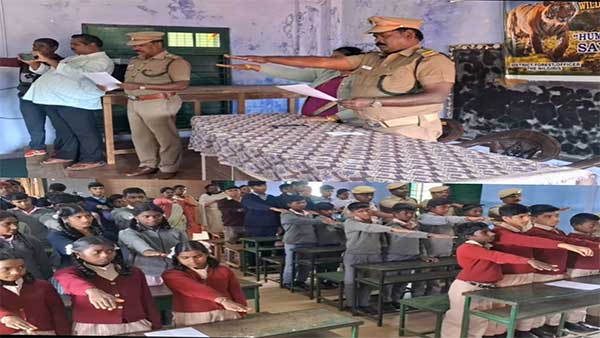 Wildlife Week.. The Forest Department raised awareness among students!