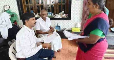 படிவம் பூர்த்தி செய்யும் பணிகள் குறித்து, ஆய்வு